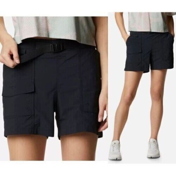 Columbia AL2469 010 Women's 2XL Black Summerdry Cargo Shorts $50 - Picture 9 of 9